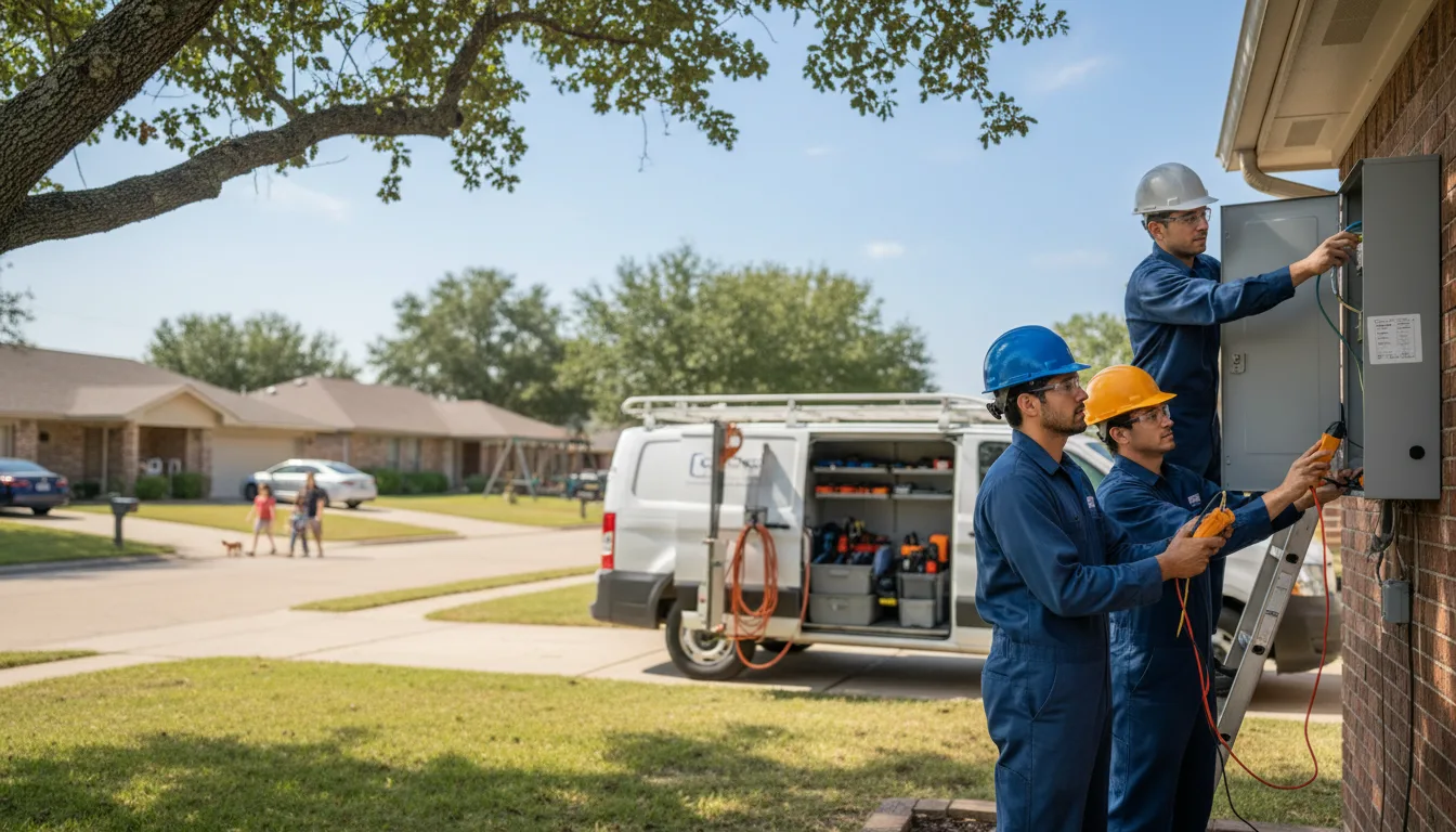 Certified electrician providing emergency electrical services in Goshen, OH